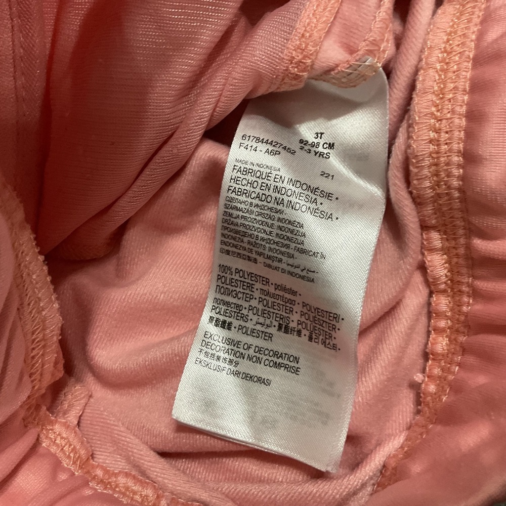 Nike Track Jacket Toddler 3T Pink Excellent Branded Sleeve Taping Full Zip - Picture 7 of 11